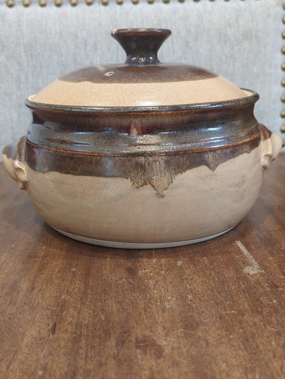 Stoneware Casserole Dish With Lid